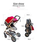 Luxurious Baby Stroller Aluminum Frame