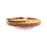 Baby Feeding Food Plates Natural Bamboo