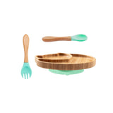 Baby Feeding Food Plates Natural Bamboo