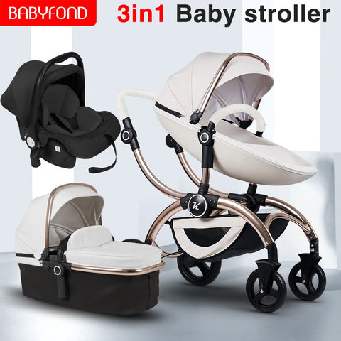 High landscape shock absorber stroller
