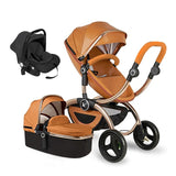 High landscape shock absorber stroller