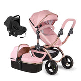 High landscape shock absorber stroller