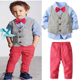 GENTLEMAN LONG SLEEVE FOUR-PIECE SUIT
