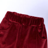 Velvet hooded Tracksuit