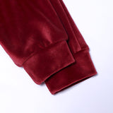Velvet hooded Tracksuit