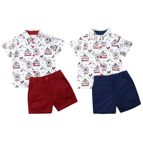 Two Piece Shorts Set