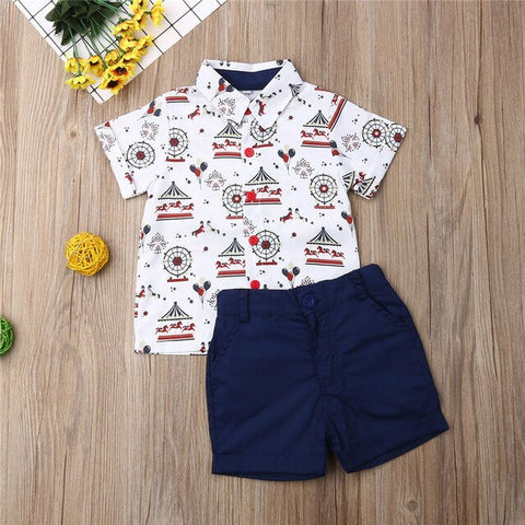 Two Piece Shorts Set